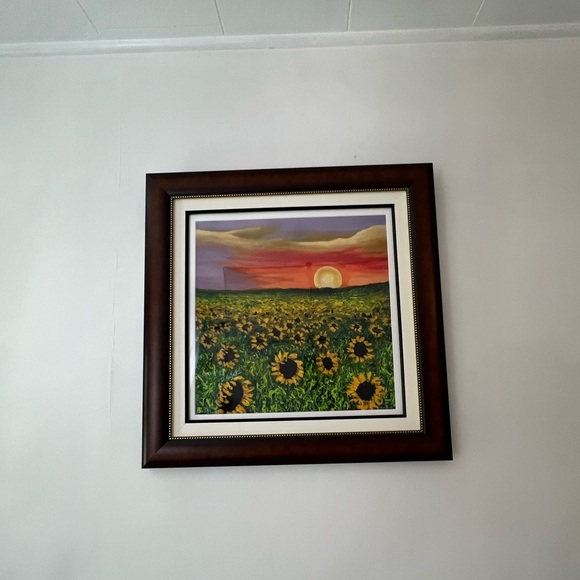 Summer Finds by David Najar (18”x18” art with custom frame) - Picture 4 of 8